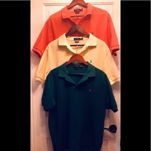 Bundle of 3 Ralph Lauren Polos XL